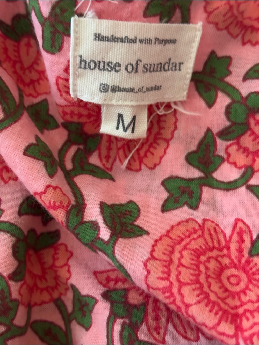 House of Sundar Maya Mini Dress Saffron Sun Medium - Picture 5 of 7